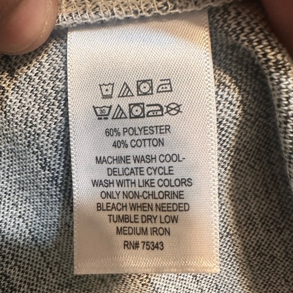 Nicole‎ Miller Gray and black Long Sleeve Dress - Picture 4 of 11